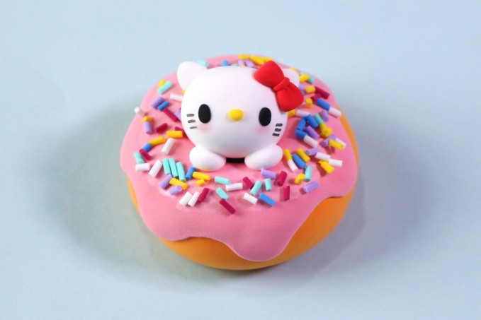 超轻粘土美食100种做法（甜甜圈超轻粘土教程图解）