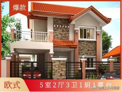 ​十五万能盖两层楼吗（15万农村自建别墅二层效果图）