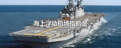 ​海上浮动机场指的是