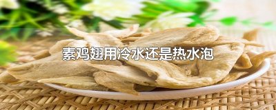​素鸡翅用冷水还是热水泡