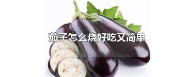​茄子怎么烧好吃又简单