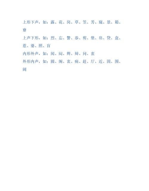 什么叫形声字，什么是形旁和声旁