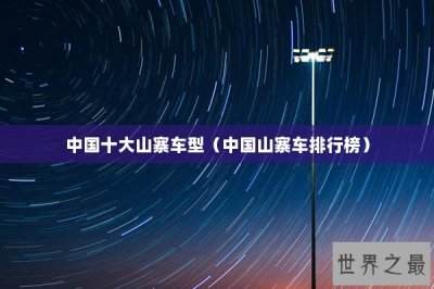 ​中国十大山寨车型（中国山寨车排行榜）