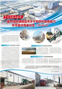 ​市金谷粮油集团丨提升绿色储粮技术水平和供应保障能力 牢牢稳住粮食安全“压舱