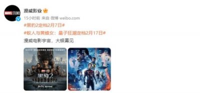 ​漫威回归!《黑豹2》《蚁人3》宣布内地定档