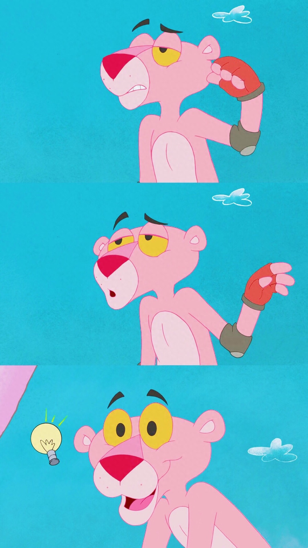 手机壁纸：今年颇为流行的超萌粉红豹