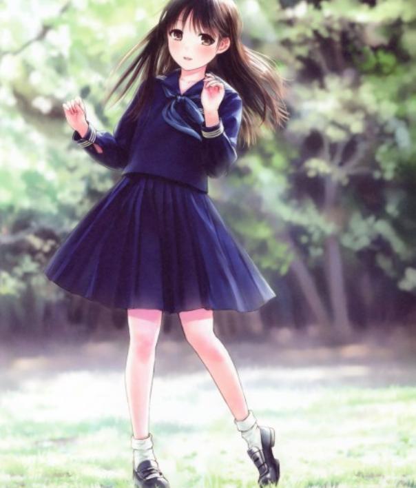 萌萌哒动漫人物美图图集! 小清新的女生最美了, 真好!