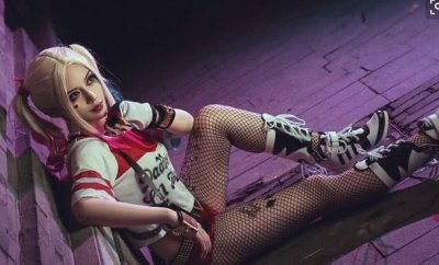 ​全网最火“小丑女”走红后，小学生cos，网友：逆天化妆术！