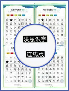 ​识字启蒙：幼小衔接洪恩识字1300字轻松掌握（可下载打印）