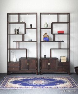 ​全榫卯工艺制作的博古架，不是木匠高手做不出这种红木家具