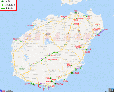 ​海南自由行景点攻略（最全海南旅游景点-环岛游必备）