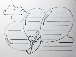 简笔画一年级手抄报模板（小学生简笔画手抄报图片）(1)