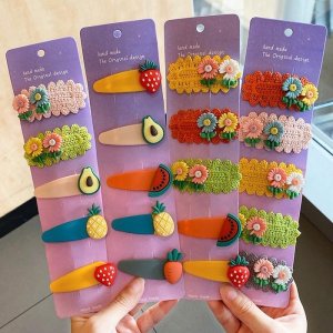 ​我常用的发夹类型是图一那种掰一下的夹子……