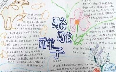 骆驼祥子手抄报,有关《骆驼祥子》的手抄报要怎么做图1