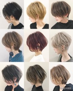 ​30一40岁女人发型短发个性（三十至四十女性时尚发型）