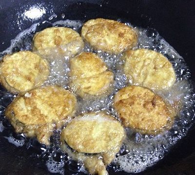 炸茄盒怎样做好吃