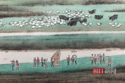 ​这幅关于长江春色的百米长卷里，藏了好多“彩蛋”