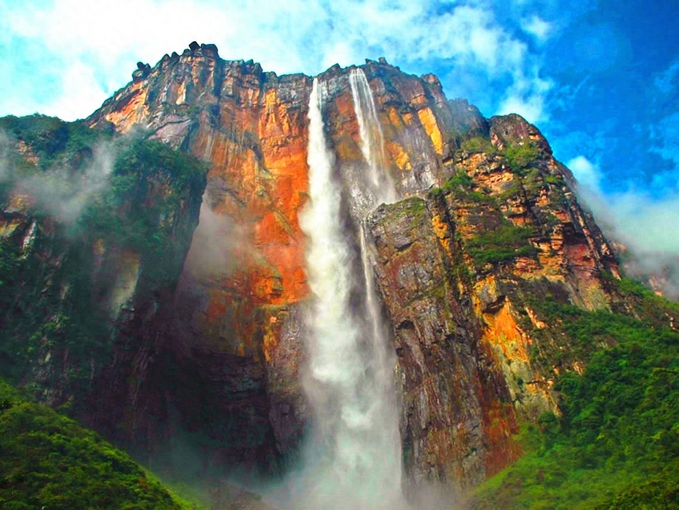 比黄果树瀑布(78米)还高900米的安赫尔瀑布 世界最高