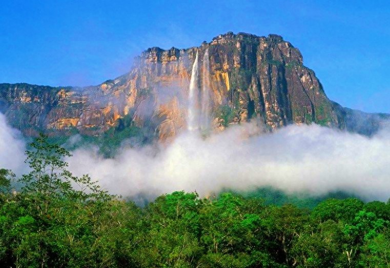 比黄果树瀑布(78米)还高900米的安赫尔瀑布 世界最高