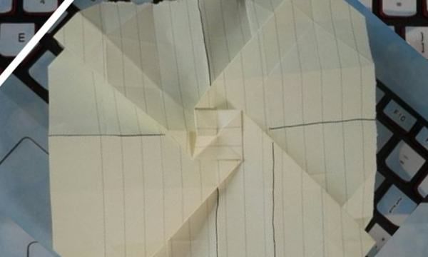 花的折法步骤,手工折纸教程怎样折枪图13