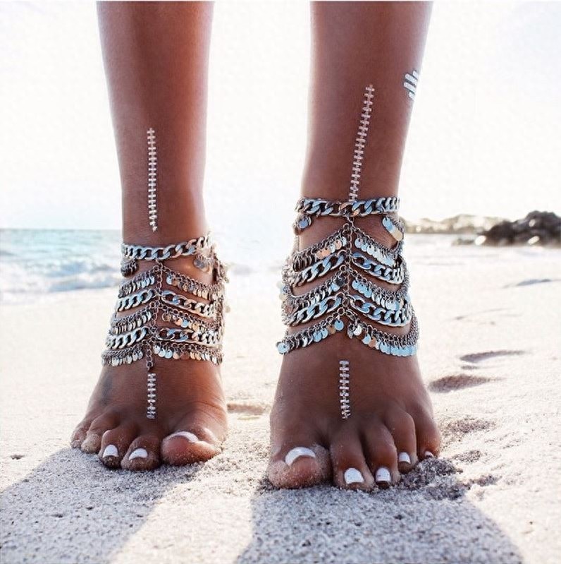 我们最爱的闪闪发光纹身贴纸!大家都来亮一”夏”吧~