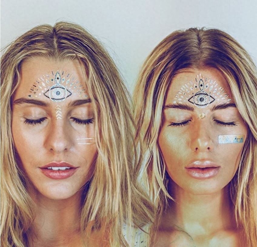 我们最爱的闪闪发光纹身贴纸!大家都来亮一”夏”吧~