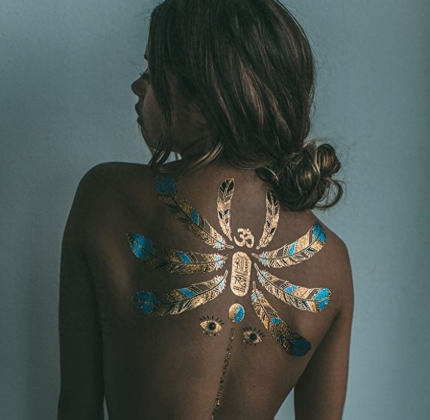 我们最爱的闪闪发光纹身贴纸!大家都来亮一”夏”吧~