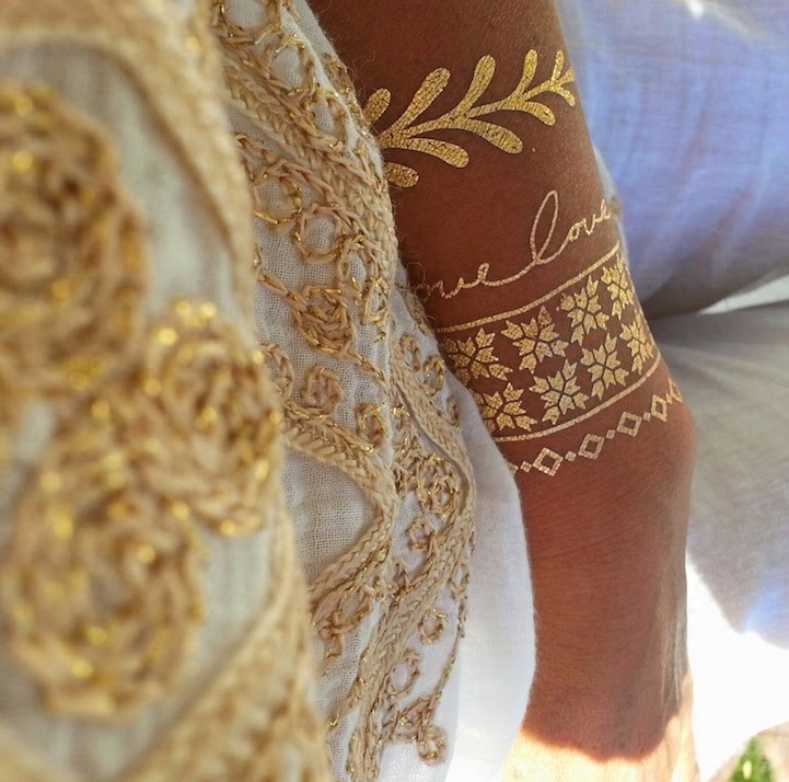 我们最爱的闪闪发光纹身贴纸!大家都来亮一”夏”吧~