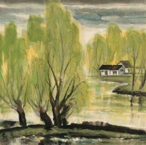 ​林风眠作品欣赏，太美了