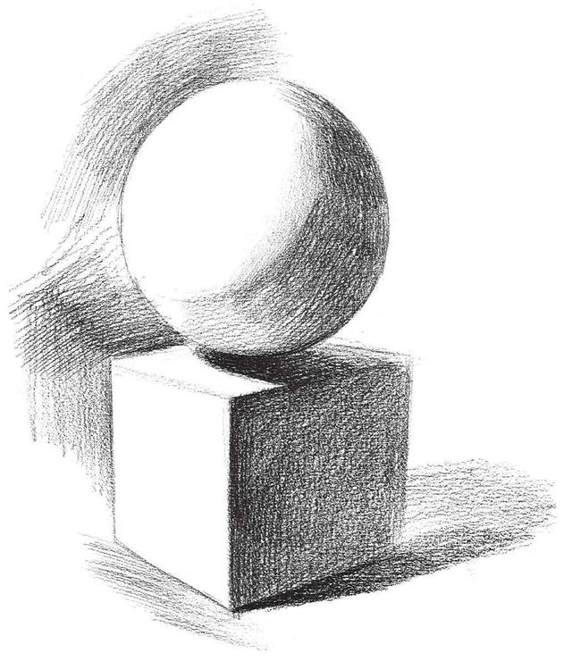 常用几何图形的画法（组合几何体不会画）(11)