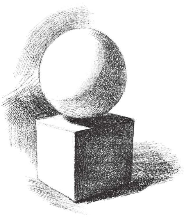 常用几何图形的画法（组合几何体不会画）(13)