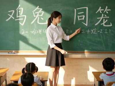 ​三种方法解答鸡兔同笼的经典题型。