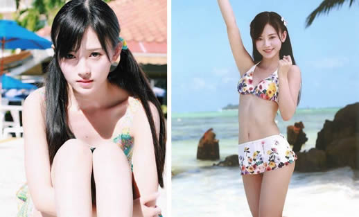 鞠婧祎泳装照片 看鞠婧祎穿泳装有多美