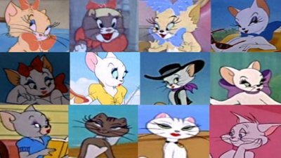 ​猫和老鼠出现过的所有母猫，原来汤姆追求过这么多的母猫