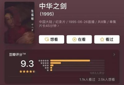 ​豆瓣9.3评分纪录片《中华之剑》丨勿忘马赛克英雄