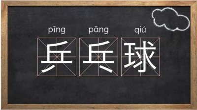​乒乓球的拼音（乒乓球怎么读）
