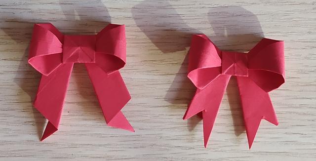 蝴蝶结100种折纸(折纸实例十漂亮的蝴蝶结)(14)