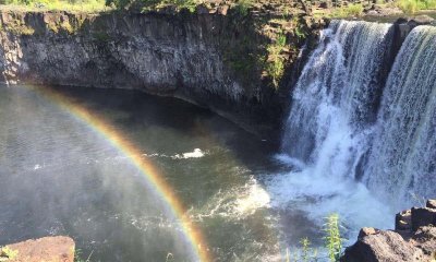 ​冬季奇观镜泊湖 零下20度有人表演跳水
