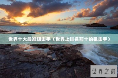 ​世界十大最准狙击手（世界上排名前十的狙击手）