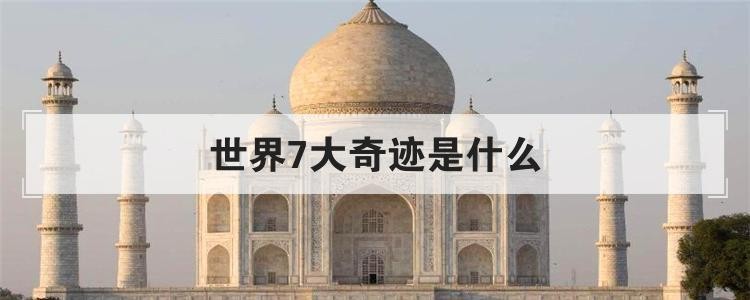 世界7大奇迹介绍（世界第八大奇迹）