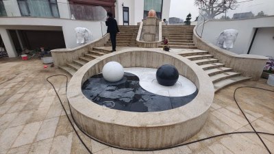 庭院可以放风水球吗