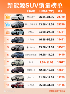  新能源汽车推荐：几款值得看的新能源SUV车型