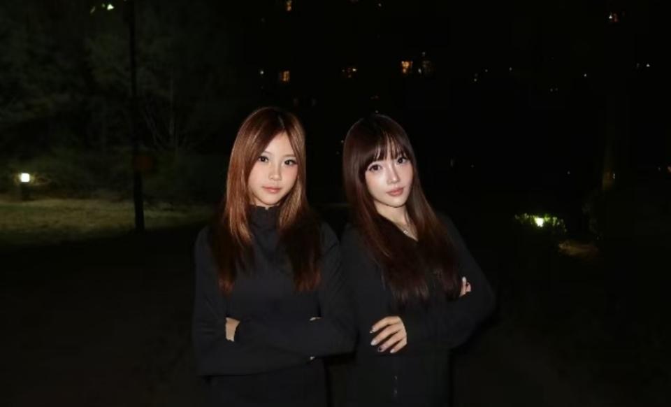 李小璐晒与女儿合照，13岁甜馨身高超妈妈，染发浓妆美的太惊艳