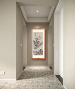 玄关挂山水吗?风水好吗