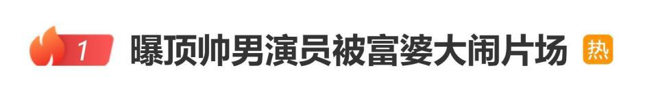 演员赵樱子曝顶帅男演员被富婆大闹片场