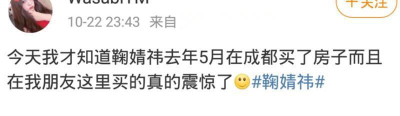 鞠婧祎再引热议，细看她的资产分布，被追着“打”有原因