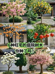 风水院子外面能种树