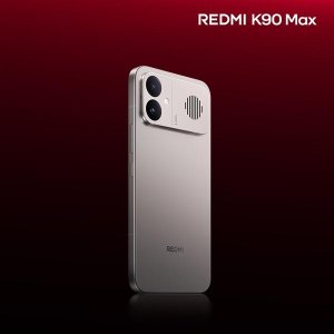 REDMI k90 Max外观设计公布：太空银配色金属质感拉满