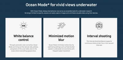 Galaxy S25 Ultra 更新 Ocean Mode 优化水下摄影色彩显示