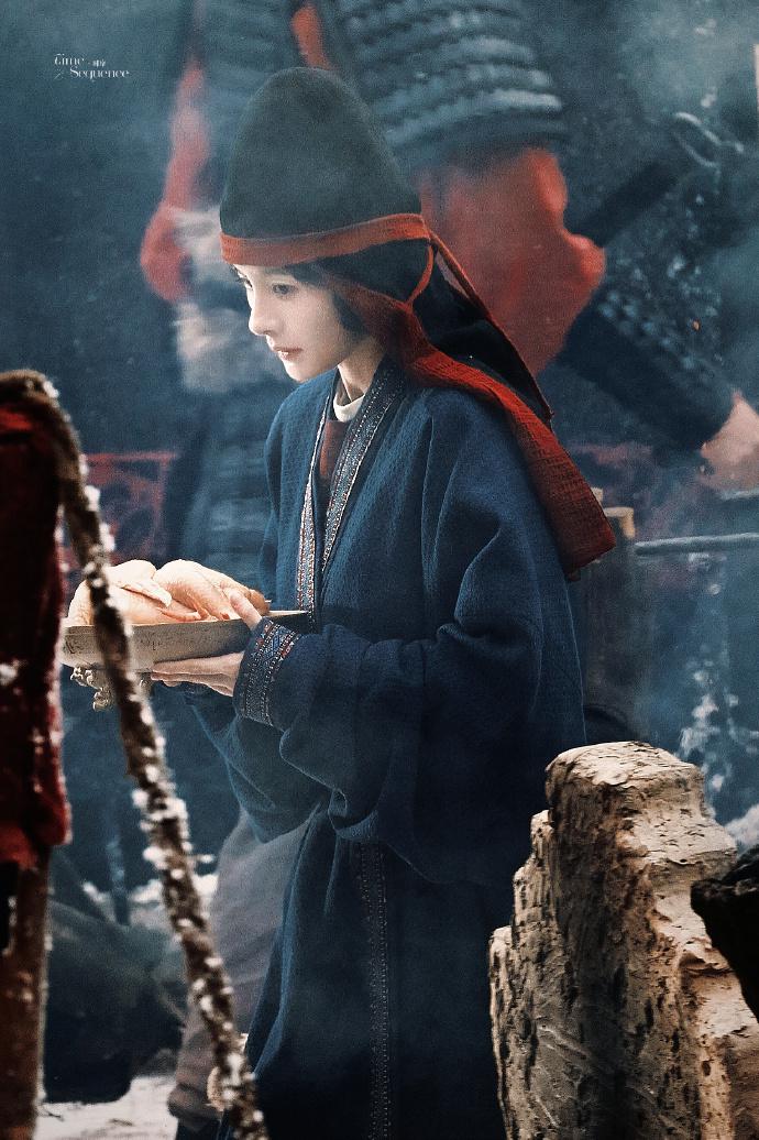 杨幂《江山大同》路透曝光，造型高度还原北魏女奴形象